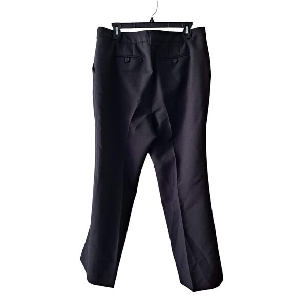 Talbots Petite Womens Black Raleigh Plain Front Pants - Size 12P - Picture 2 of 8